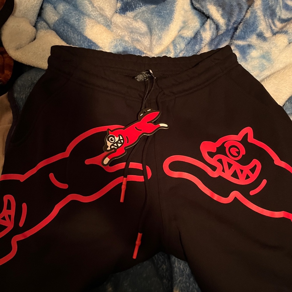Ice cream Running dog shorts Red and black(SOLD)